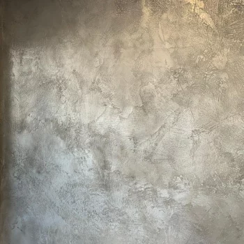 textured liquid metal wall finish